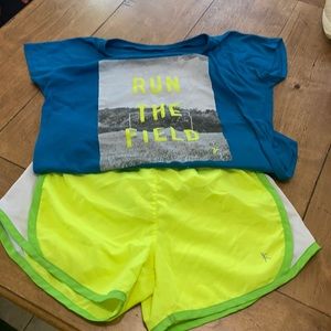 Girls shorts & shirt set